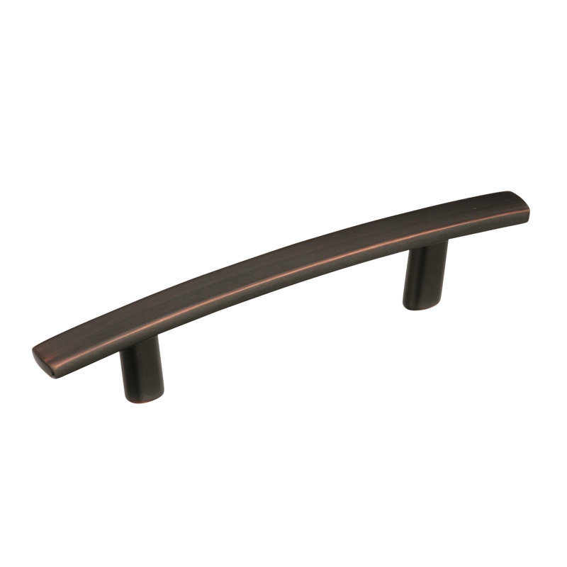 Poignée d'armoire en bronze huilé de centre à centre 3 pouces (76 mm) Chypre, Bronze frotté à l'huile, 3", 1