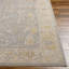 Tapis oriental en polyester tissé à la machine Don gris ardoise / gris / or-500105944
