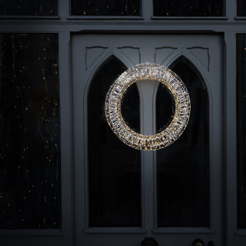 Light Up Christmas Wreath