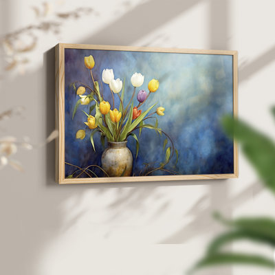 Floral Series-LXXIV -Framed Print - Restickable