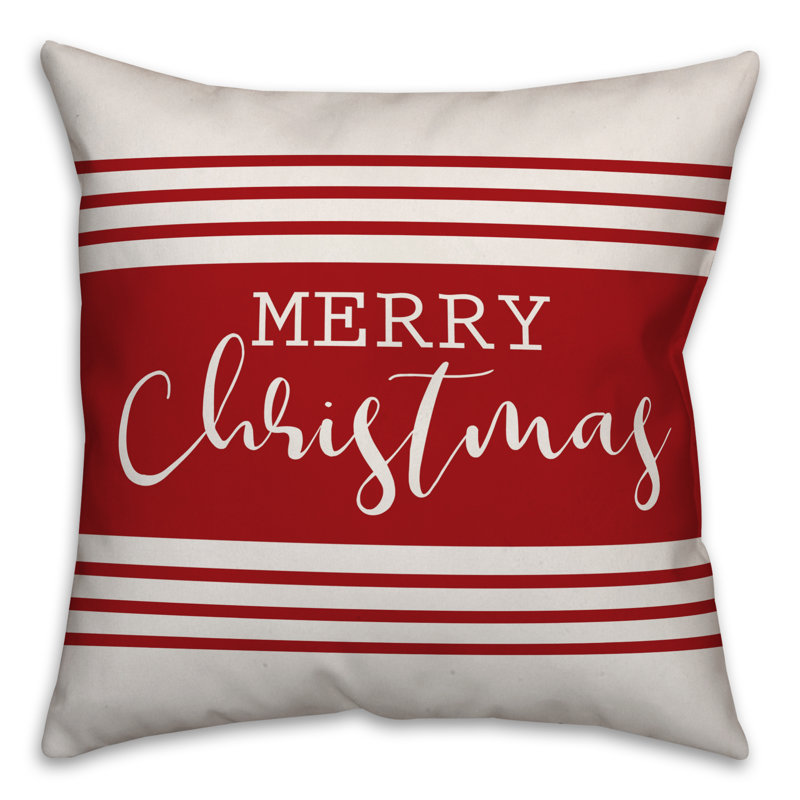 Striped Throw Pillow, Outdoor, 16" x 16"