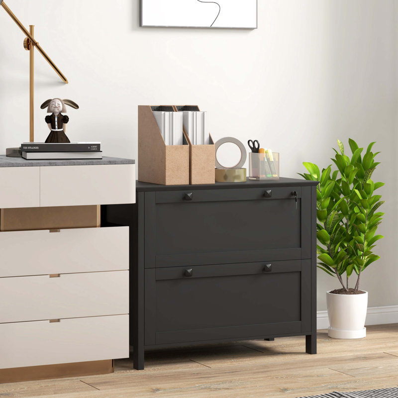 2 Drawer File Cabinet With Lock