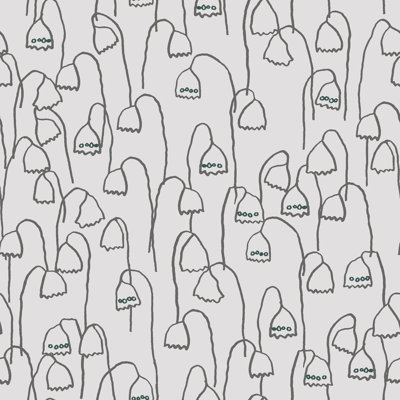 Floral Wallpaper by Susan Hable