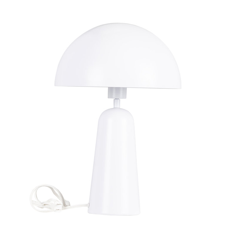 Lampe de table en métal Ricmod, Blanc