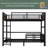 Metal Bunk Bed/Metal Loft Bed,Separable Bunk Beds,With Raised Security Fence-184640642-184640640
