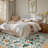  Goldene Boho Washable Botanical Beige Area Rugs for Living Room, Low-Pile Floral Rug with Non Slip Backing For Bedroom Dining Room-764598704