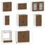 8 Piece Kitchen Cabinet Set Kalmar Engineered Wood-2091304490