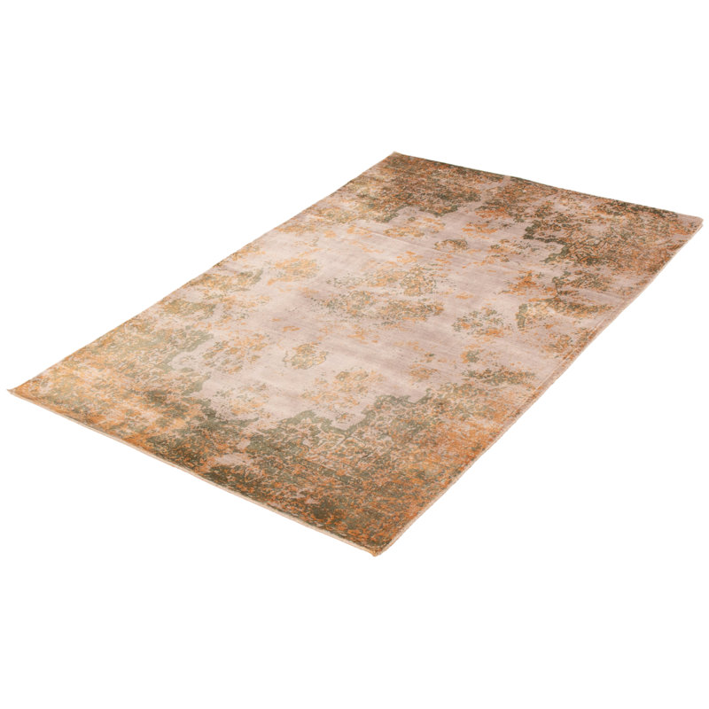 Tapis beige tissé à la main