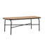 Arlisha Acacia Metal Base Dining Table