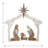 72 in. Nativity Scene with LED Lights