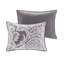 Ensemble de literie chic en damas, polyester confortable, pour la chambre à coucher