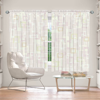 Paire de rideaux obscurcissant en polyester Wahler