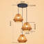 3-Light Kitchen Island Pendant