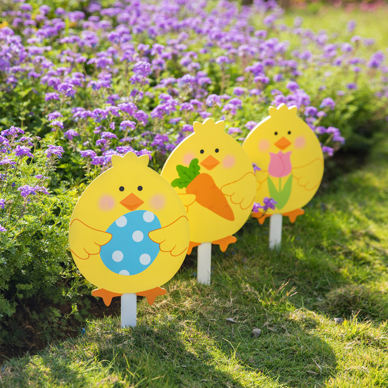 Ensemble de piquets de jardin 3 pièces Lainee