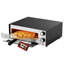 Electric Countertop Pizza Oven 12-Inch 1450W Adjustable Temp 77 to 572°F