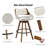 Swivel Counter Bar Stools (Set Of 2)-673765964