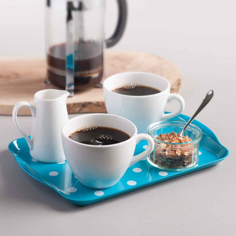 Zeal Melamine Tray, Aqua