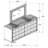Kerynn 6-drawer Dresser with Mirror Silver Metallic