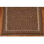 Tapis brun en laine Kilim 5 x 8