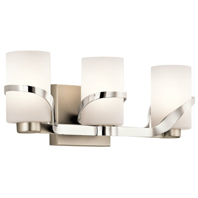 Éclairage pour salle de bain 3 lumières Ridgley