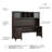 Paelynn 72” Office Desk with Hutch and Drawers, Computer Office Desk with Storage, Modern Wood, Mocha Cherry-1807779733
