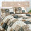 Ensemble de courtepointe 3 pièces Patchwork Boho-130618409