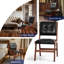 Chaise rembourrée capitonnée en similicuir-907237141