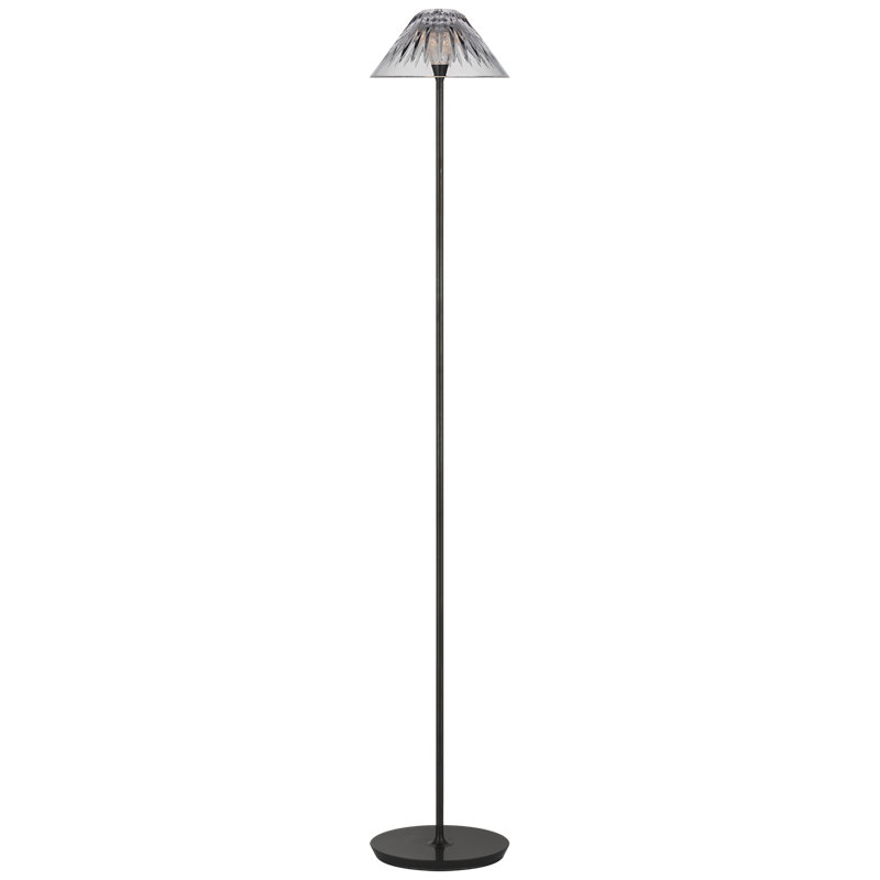 Waterford Blaze 55" Floor Lamp with Clear Crystal, Bronze