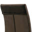 Chaise d'appoint en velours brun Ophelia