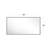 Modern & Contemporary Rectangle Bathroom Vanity Mirror Metal Framed Wall Mirror-100211092-123096785