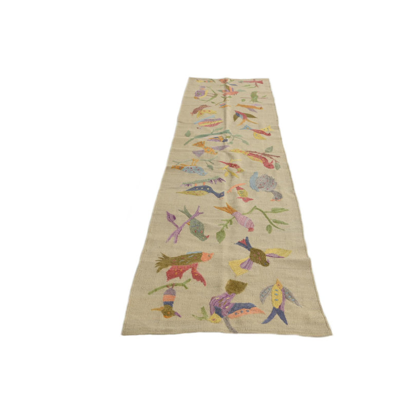 Tapis de couloir ivoire 2 pi 6 po x 9 pi 4 po