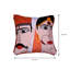 Ensemble de 4 housses de coussin brodées traditionnelles pour Noël