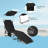 Avarika Outdoor Metal Chaise Lounge-338902117