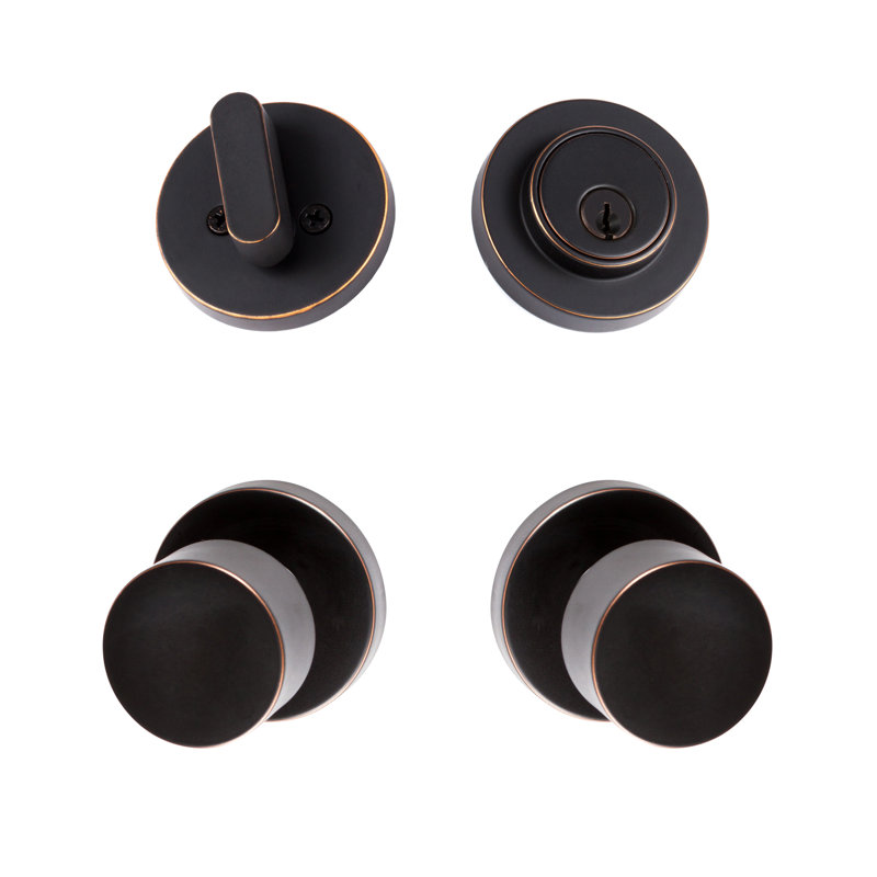 Ensemble de boutons de passage Bergen, Bronze vintage