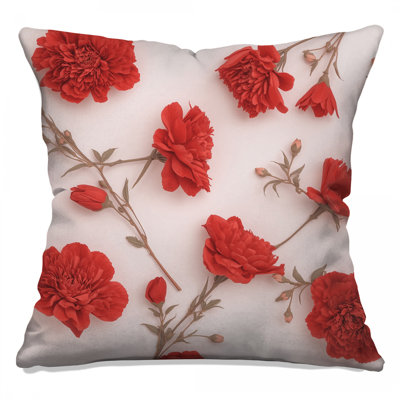 Coussins décoratifs Red Pivoines