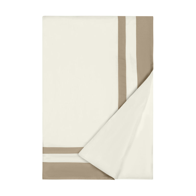 Savoy Duvet Cover, Ivory/Candlelight, California King Duvet Cover