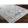 Tapis bleu sarcelle / gris clair Giustina