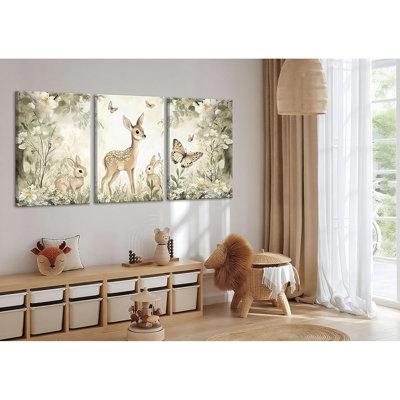 3 Piece Wrapped Canvas Print