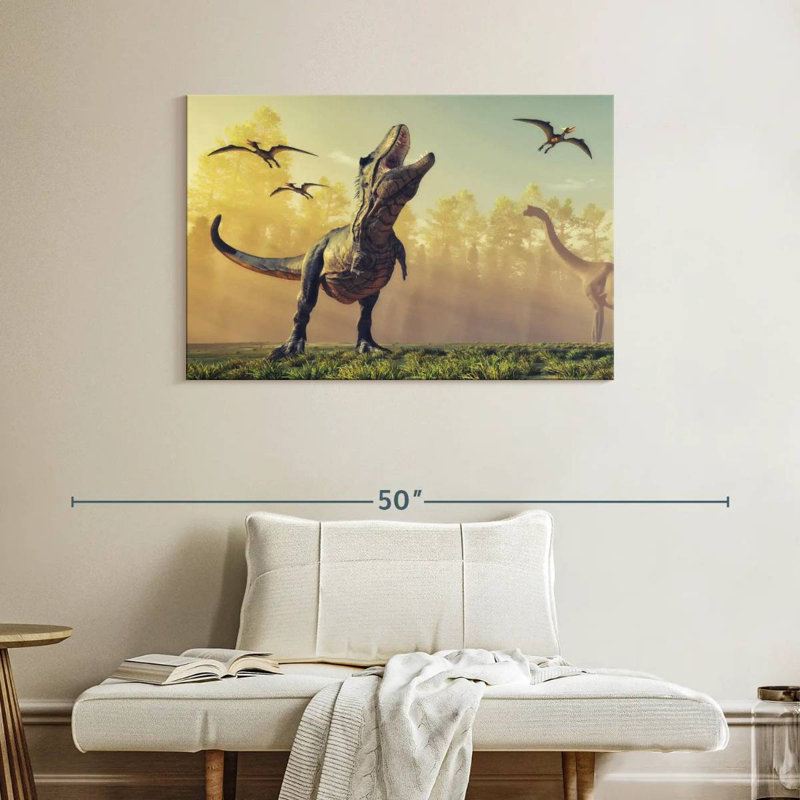 Brampt Dinosaur Park, 26" H x 39" W