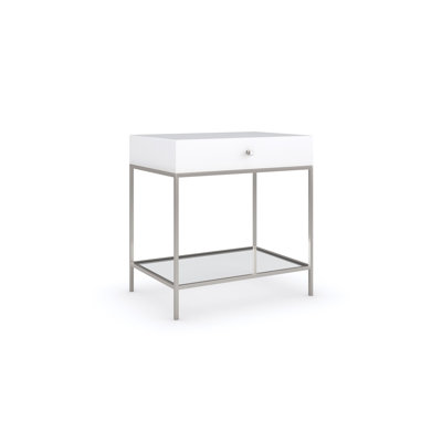 1 - Drawer Solid Wood Nightstand