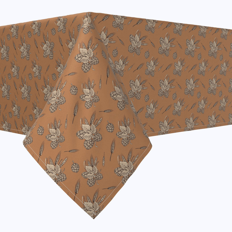 Boykin Beer Hops and Wheat Tablecloth, 54" x 54"