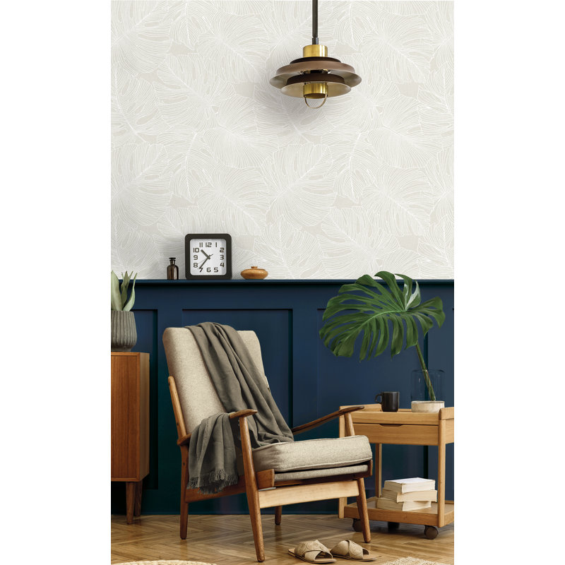 Rouleau de papier peint L 27 pi x l 27 po Townsley, Sable blanc