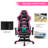 Ebern Designs Adjustable Reclining Ergonomic Swiveling PC & Racing Game Chair with Footrest-426508212