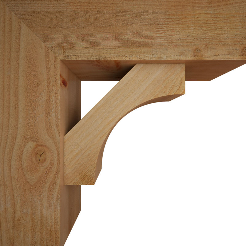 Support Westlake Block avec support décalé, 24 x 24, Sapin Douglas de l 8 po (scié brut)