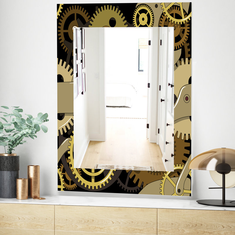 Miroir de salle de bain/meuble-lavabo Gear Mecanics, H 24 po x l 32 po