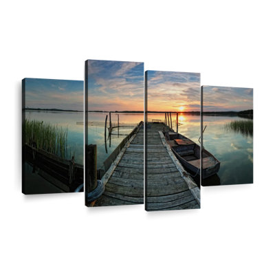 Ensemble de pêche sur toile 4 pièces