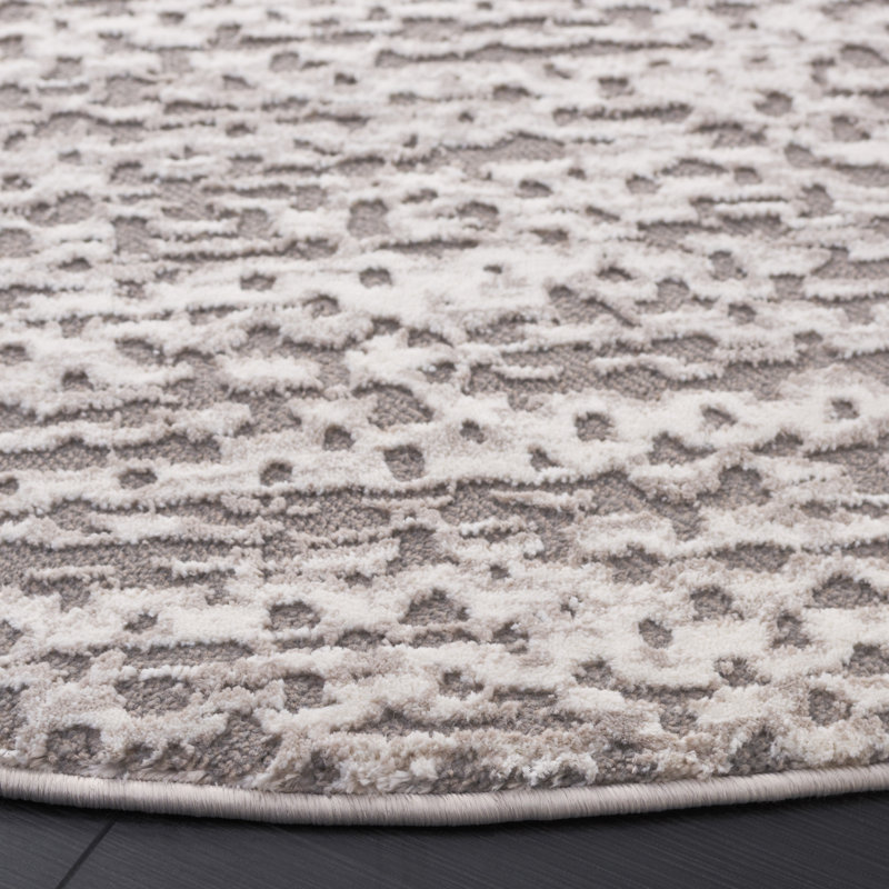 Abbriella Performance Abstract Rug, Round 6'7"