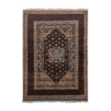 One-of-a-Kind 4’2" X 6’ Hand Knotted Area Rug