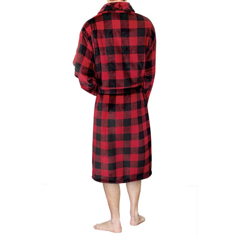 Polaire pour homme, Tissu écossais rouge