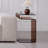 Glass Nightstand,side Table,s-shaped End Table For Living Room,bedside Table For Bedroom-501293903
